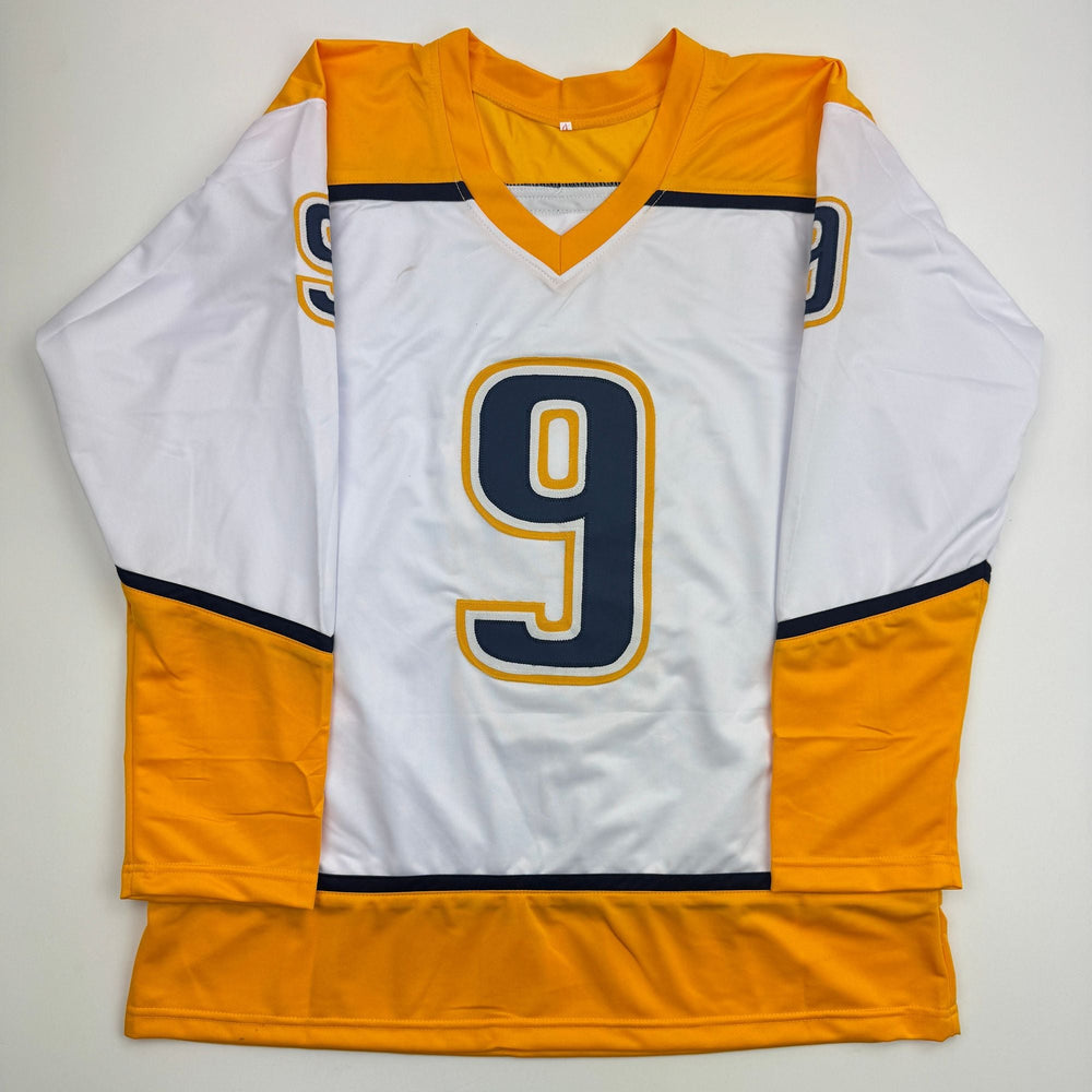 Autographed/Signed Filip Forsberg Nashville White Hockey Jersey JSA COA