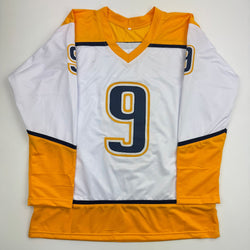 Autographed/Signed Filip Forsberg Nashville White Hockey Jersey JSA COA