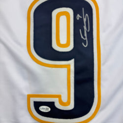 Autographed/Signed Filip Forsberg Nashville White Hockey Jersey JSA COA