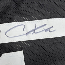 Autographed/Signed Christian Kirk Jacksonville Black Football Jersey Beckett BAS COA