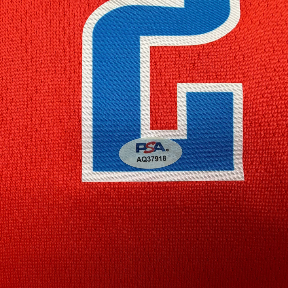 Autographed/Signed Shai Gilgeous-Alexander on Front SGA Oklahoma City OKC Thunder Orange Authentic Basketball Jersey PSA/DNA COA