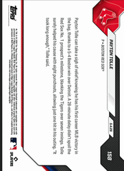 2026 Topps Now Payton Tolle #158 Gold Foil /50 7 Scoreless Frames, 8Ks Collect 1st MLB Win Boston Red Sox Rookie RC Baseball Card