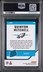 Graded 2024 Panini Donruss Optic Quinyon Mitchell #282 Rookie RC Football Card PSA 9 Mint