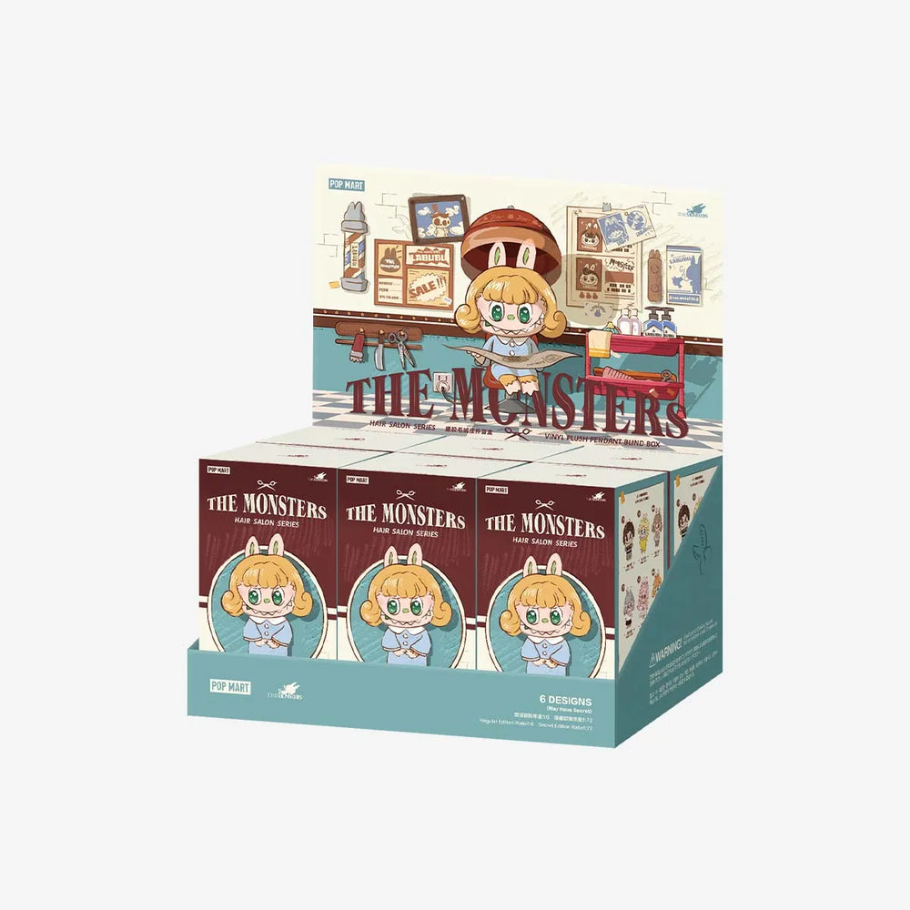 THE MONSTERS Hair Salon Series - Vinyl Plush Pendant Blind Box (ONLINE ORDER ONLY)