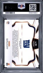 Graded 2025 Panini Select Jaxson Dart #493 Rookie RC Football Card PSA 9 Mint