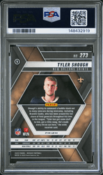 Graded 2025 Panini Mosaic Tyler Shough #273 Reactive Yellow Rookie RC Football Card PSA 10 Gem Mint