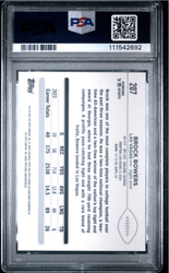 Graded 2024 Topps Sapphire Brock Bowers #207 Rookie RC Football Card PSA 10 Gem Mint