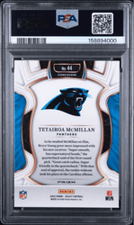 Graded 2025 Panini Select Tetairoa McMillan #44 Pink Shock Rookie RC Football Card PSA 10 Gem Mint