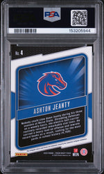 Graded 2025 Panini Prizm Draft Picks Ashton Jeanty #4 Hype Rookie RC Football Card PSA 10 Gem Mint