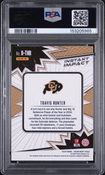 Graded 2025 Panini Prizm Draft Picks Travis Hunter #II-THR Instant Impact Rookie RC Football Card PSA 10 Gem Mint