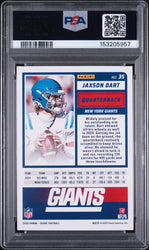 Graded 2025 Panini Score Jaxson Dart #35 Rookie RC Football Card PSA 10 Gem Mint