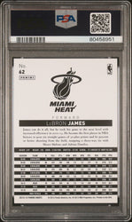Graded 2013 Panini NBA Hoops LeBron James #62 Basketball Card PSA 10 Gem Mint