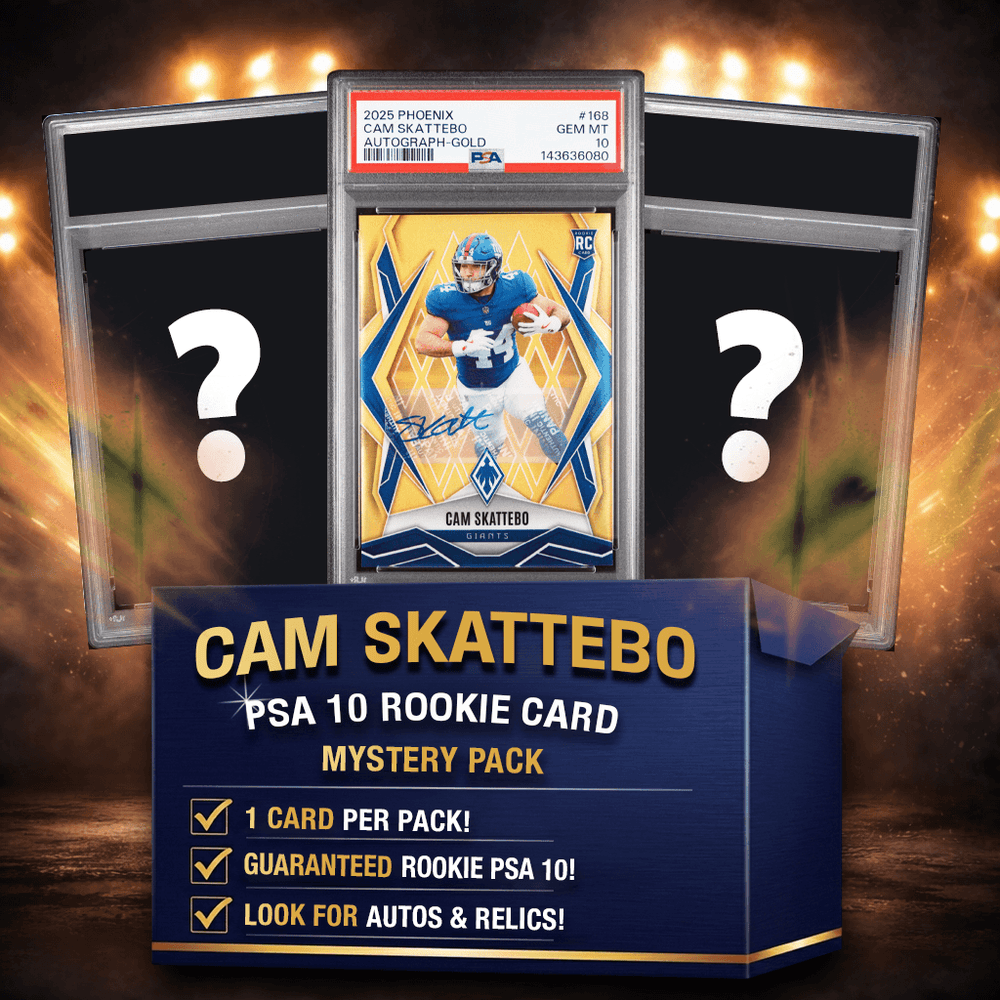 Cam Skattebo PSA 10 Graded Rookie Football Card Mystery Pack