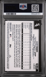 Graded 2025 Topps Chrome Logofractor Edition Drew Thorpe #RAFT Rookie Autograph Rookie RC Baseball Card PSA 10 Gem Mint