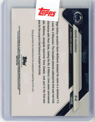 2026 Topps Bowman U Now Gavin McKenna #3A Black Auto /10 Records 1st Collegiate Hattrick Penn State Nittany Lions Rookie RC Hockey Card