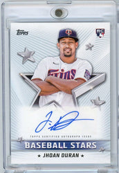 2022 Topps Update Baseball Jhoan Duran #BSAJDU Baseball Stars Auto Rookie RC Baseball Card