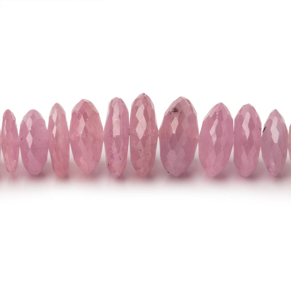 5-12mm Ruby German Faceted Rondelle Beads 16 inch 122 pieces (ONLINE ORDER ONLY)