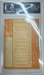 Graded 1964 Topps Hank Aaron #300 Baseball Card PSA 4 VG-EX