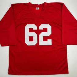 Autographed/Signed Charley Trippi Arizona Red Football Jersey JSA COA