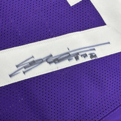 Autographed/Signed Everson Griffen Minnesota Purple Football Jersey JSA COA
