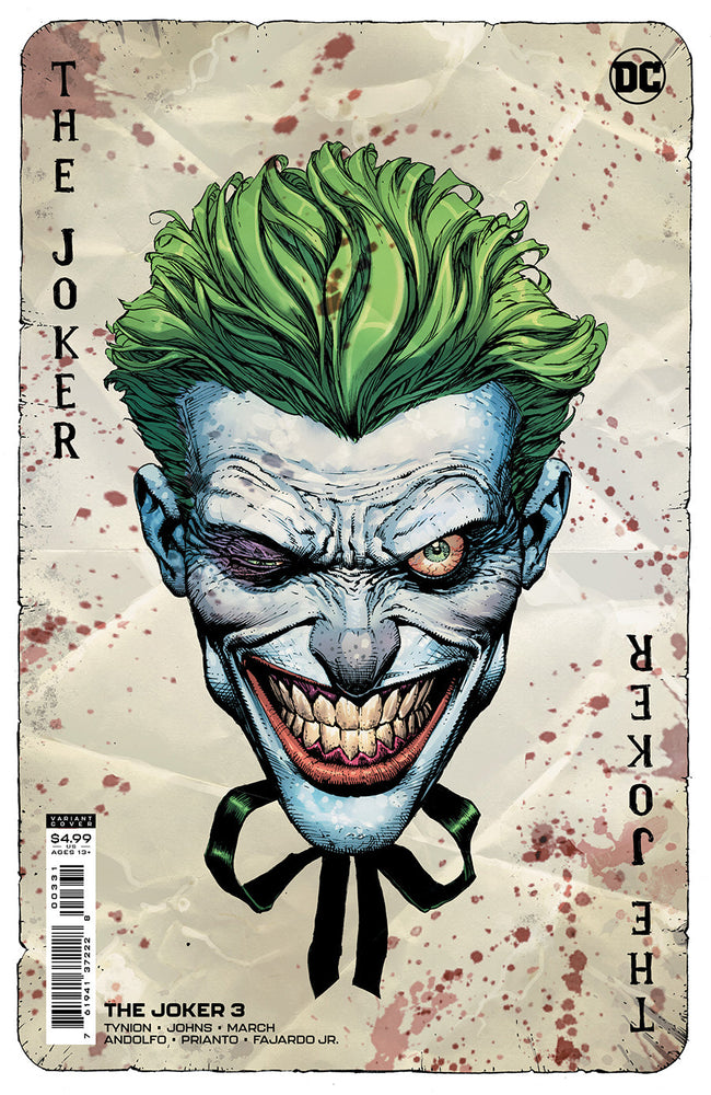 Joker #3 B David Finch Playing Card Variant (05/11/2021) Dc (ONLINE ORDER ONLY)