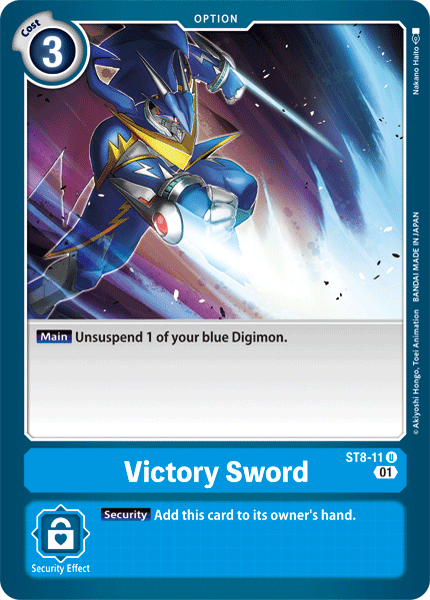Victory Sword [ST8-11] [Starter Deck: Ulforce Veedramon] (ONLINE ORDER ONLY)