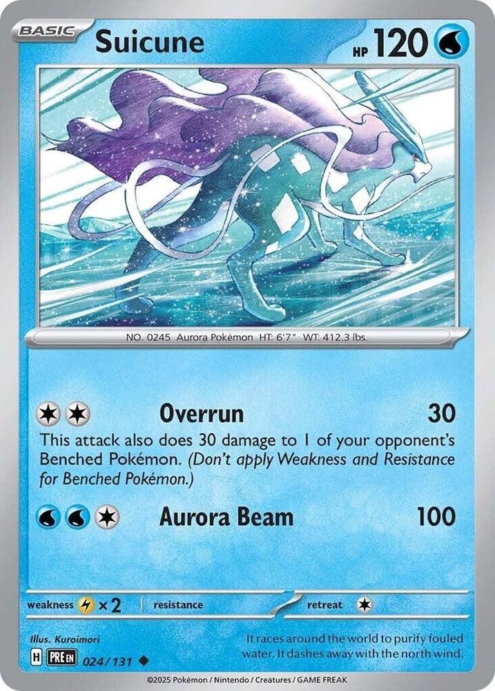 Suicune (024/131) [Scarlet & Violet: Prismatic Evolutions] (Online Only)