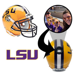 LSU Tigers College Football Collectible Mini Helmet - Picture Inside - FANZ Collectibles (Online Order Only) (ONLINE ORDER ONLY)