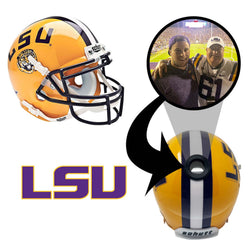 LSU Tigers College Football Collectible Mini Helmet - Picture Inside - FANZ Collectibles (Online Order Only) (ONLINE ORDER ONLY)