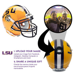 LSU Tigers College Football Collectible Mini Helmet - Picture Inside - FANZ Collectibles (Online Order Only) (ONLINE ORDER ONLY)