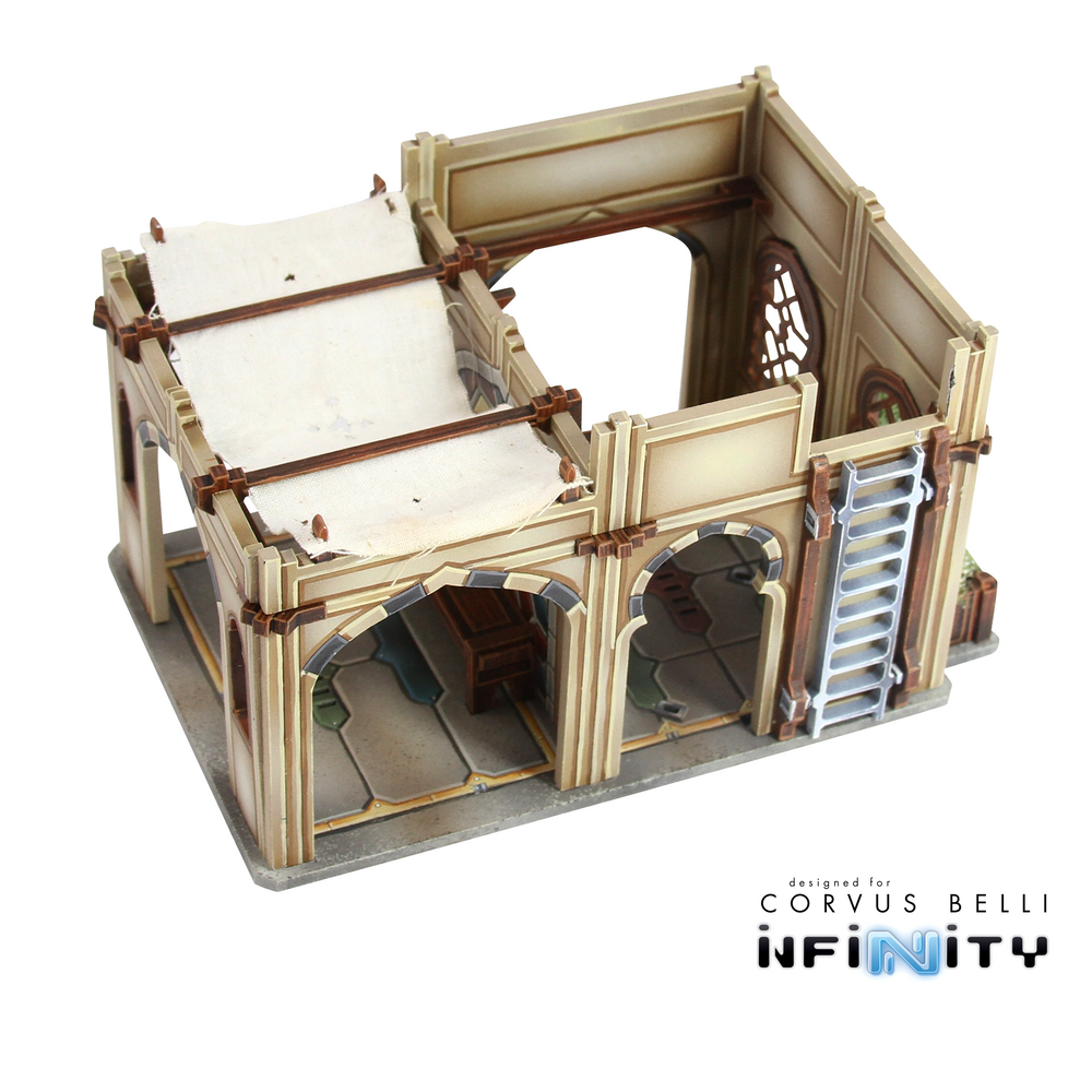 Alcazaba Utility Buildings (2-Pack) — Bare MDF