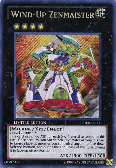 Wind-Up Zenmaister [CT08-EN002] Secret Rare (ONLINE ORDER ONLY)