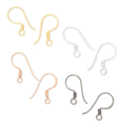 17mm Wire Wrapped Ear Wire 10 pieces