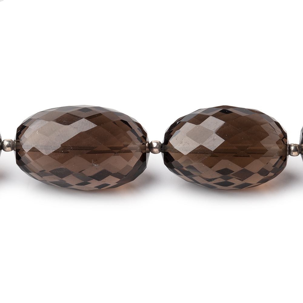 17x11-23x14mm Smoky Quartz faceted nugget beads 16 inch 20 pieces AA (ONLINE ORDER ONLY)
