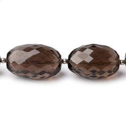 17x11-23x14mm Smoky Quartz faceted nugget beads 16 inch 20 pieces AA (ONLINE ORDER ONLY)