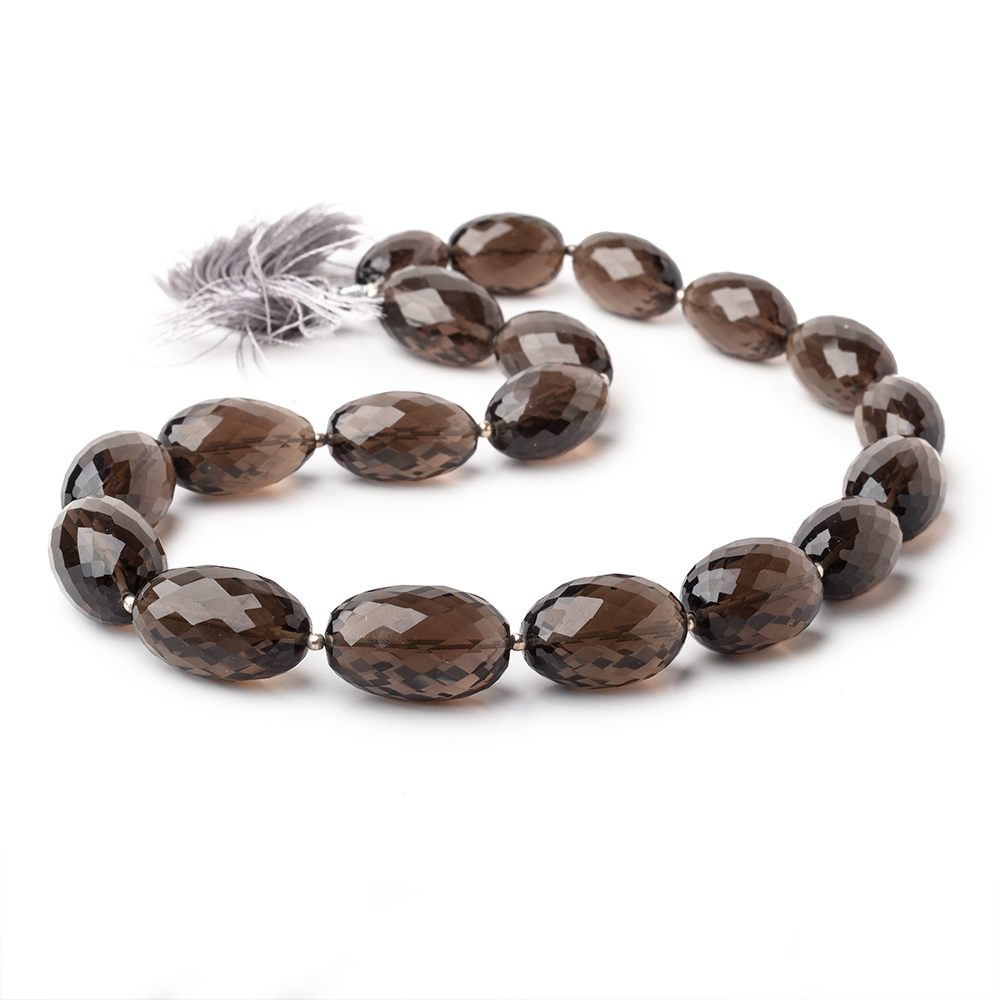 17x11-23x14mm Smoky Quartz faceted nugget beads 16 inch 20 pieces AA (ONLINE ORDER ONLY)