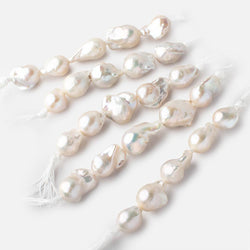 17x13-23x15mm Creamy Off White Ultra Baroque 2.5mm Large Hole Pearls 5 Beads (ONLINE ORDER ONLY)