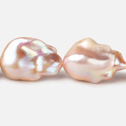 17x29-17x32mm Blush Pink Ultra Baroque Freshwater Pearls 16 inch 14 pieces AAA grade (ONLINE ORDER ONLY)