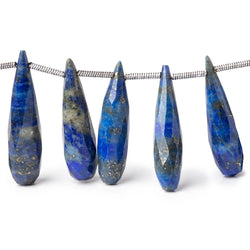 17x5.5-26x6.5mm Lapis Lazuli Faceted Tear Drops 7.5 inch 22 Beads (ONLINE ORDER ONLY)