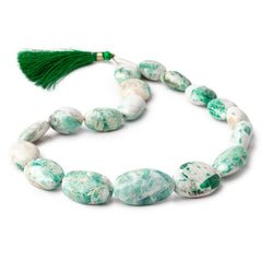18-29mm Colombian Emerald in Matrix Plain Nuggets 14 inch 18 Beads (ONLINE ORDER ONLY)