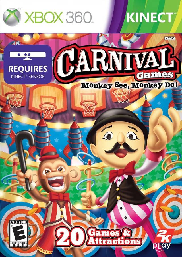 Carnival Games: Monkey See, Monkey Do (Xbox 360) (ONLINE ORDER ONLY)