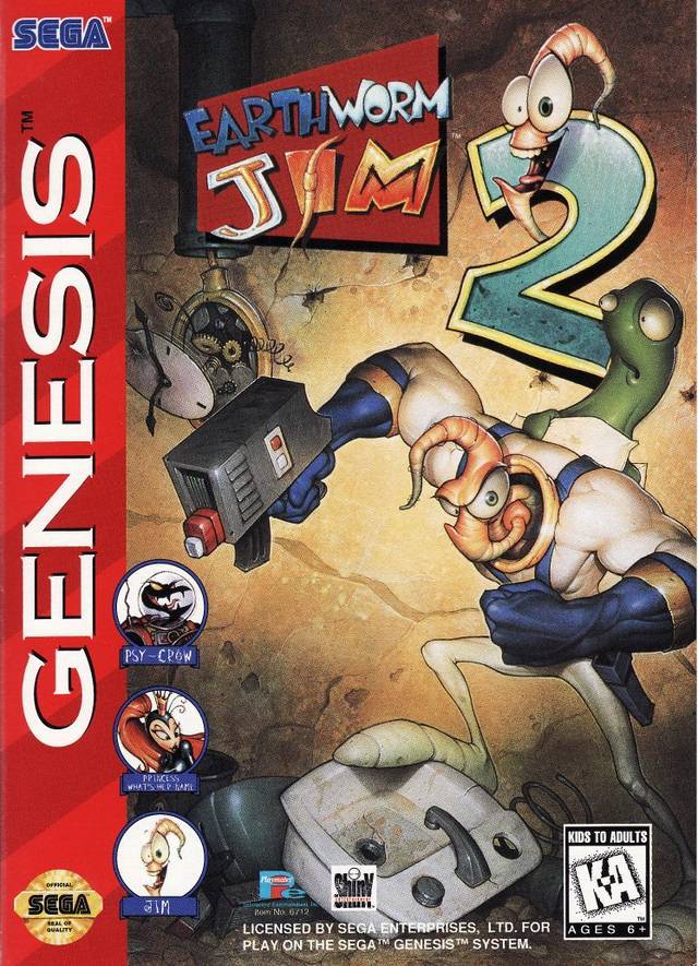 Earthworm Jim 2 (Sega Genesis) (ONLINE ORDER ONLY)
