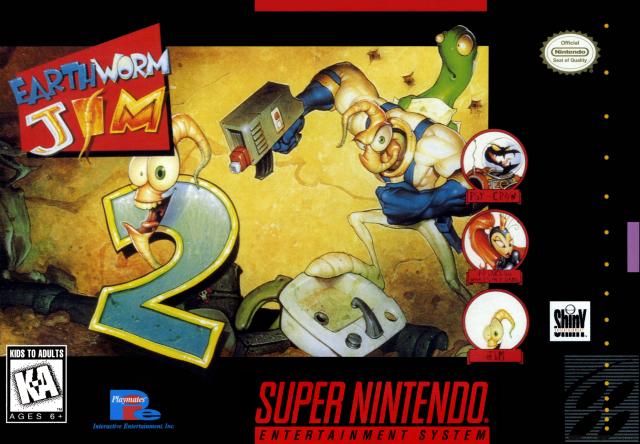 Earthworm Jim 2 (Super Nintendo) (Online Only)