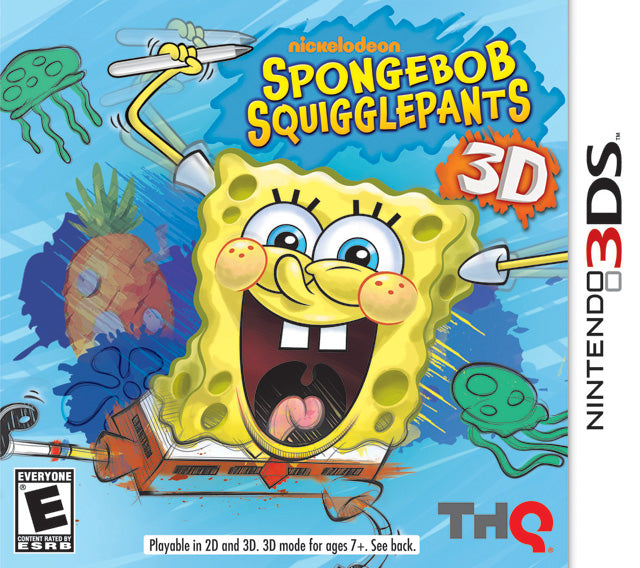 SpongeBob SquigglePants 3D (Nintendo 3DS) (ONLINE ORDER ONLY)
