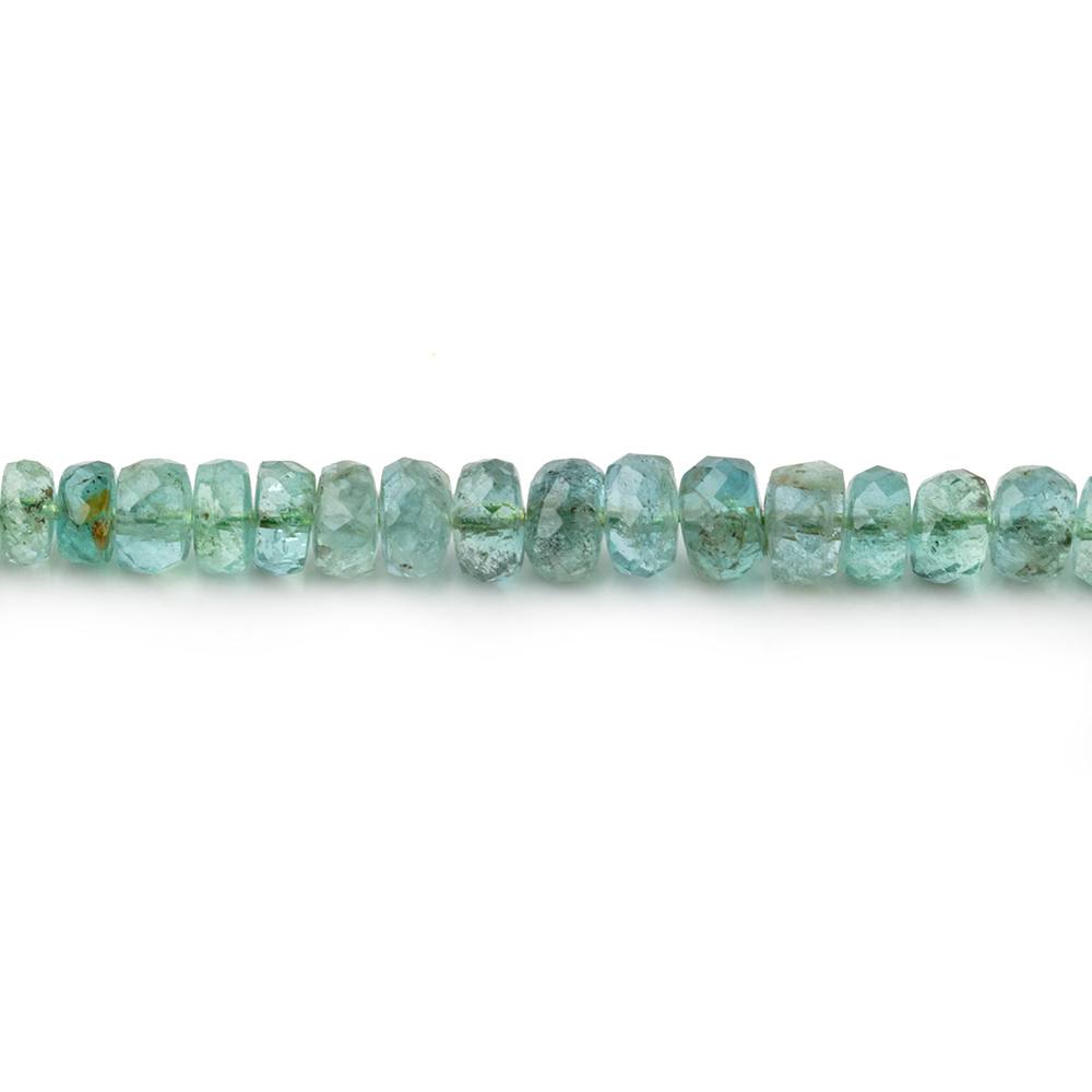 3-5mm Zambian Emerald Faceted Rondelle Beads 16 inch 196 pieces A (ONLINE ORDER ONLY)