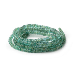 3-5mm Zambian Emerald Faceted Rondelle Beads 16 inch 196 pieces A (ONLINE ORDER ONLY)