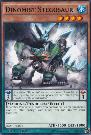 Dinomist Stegosaur [BOSH-EN024] Common (ONLINE ORDER ONLY)