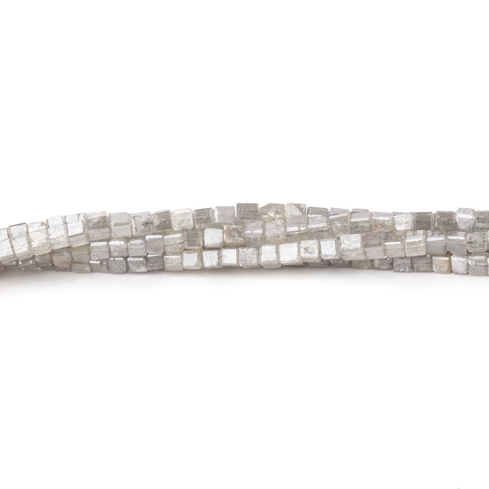 1-2mm Champagne Diamond Unfaceted Cube Beads 15 inch 250 pieces (ONLINE ORDER ONLY)