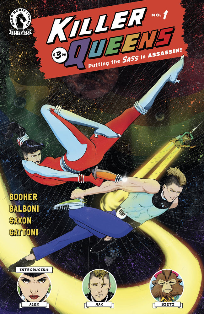 Killer Queens #1 (Of 4) A Claudia Balboni David Booher (08/18/2021) Dark Horse (ONLINE ORDER ONLY)