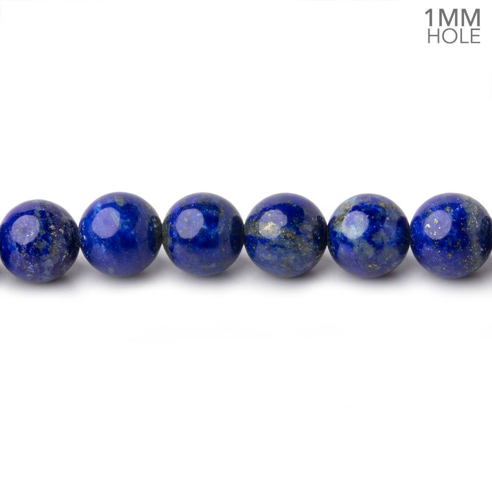 6mm Lapis Lazuli Plain Round Beads 16 inch 68 pieces 1 mm Hole (ONLINE ORDER ONLY)